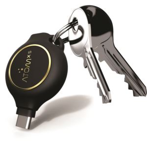 CHARGEWORX KC1300 Atom Key Chain USB-C 1300Mah 3hrs+ Emergency Charge