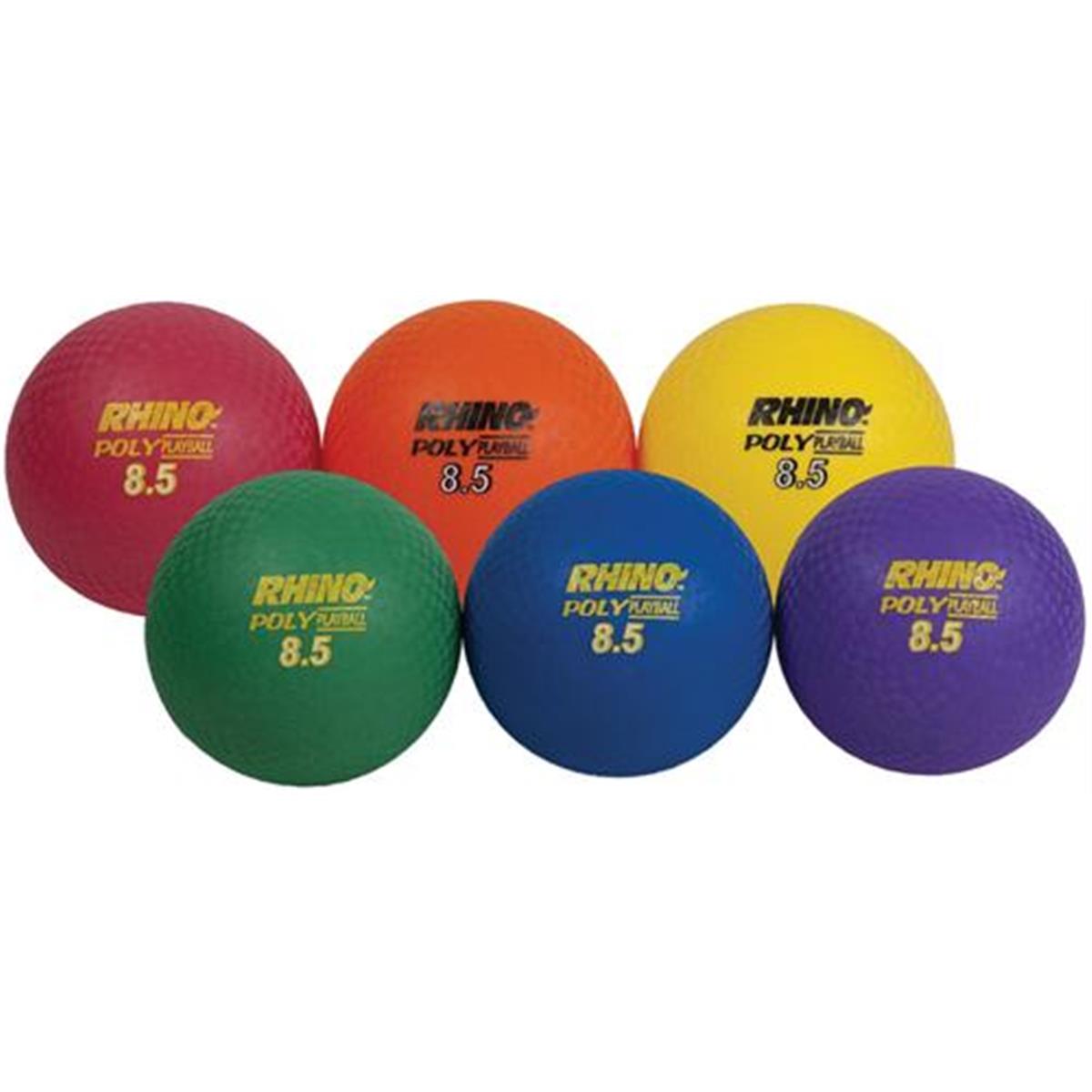 Olympia Sports  Olympia Sports Ultimate Rhino Poly Playground Balls - 8.5 in. (Set of 6)