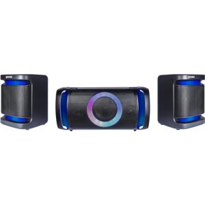 Gemini GSYS-2400 Dual 8" Home Stereo System with LED Party Lighting, Bluetooth Audio Streaming, Karaoke Machine