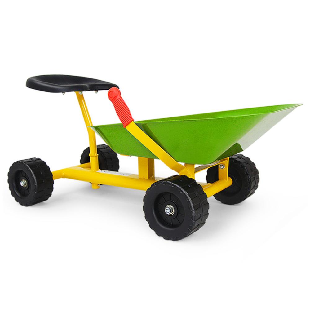8" Heavy Duty Kids Ride-on Sand Dumper w/ 4 Wheels-Red
