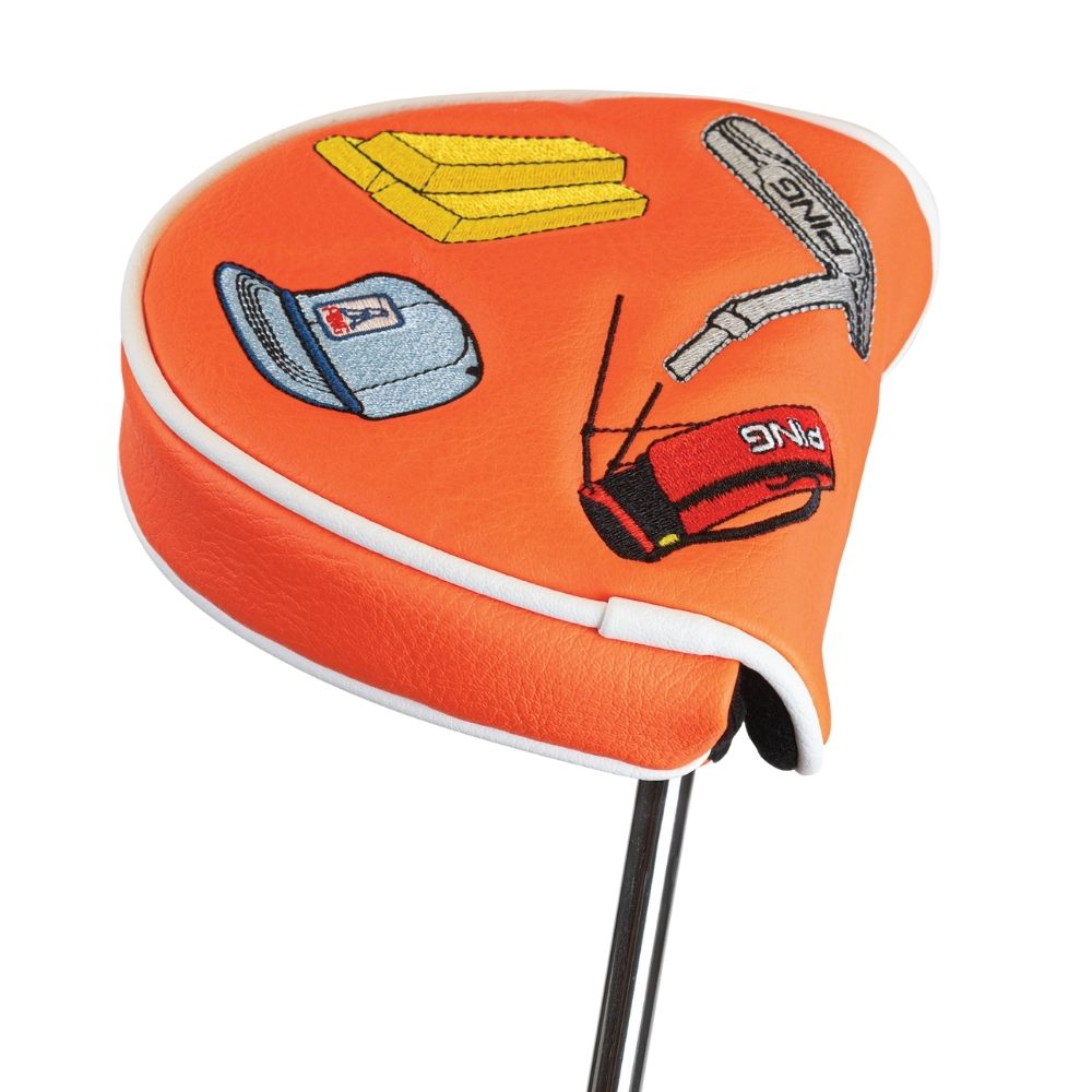 2022 Ping Decal Mallet Putter Headcover - Orange
