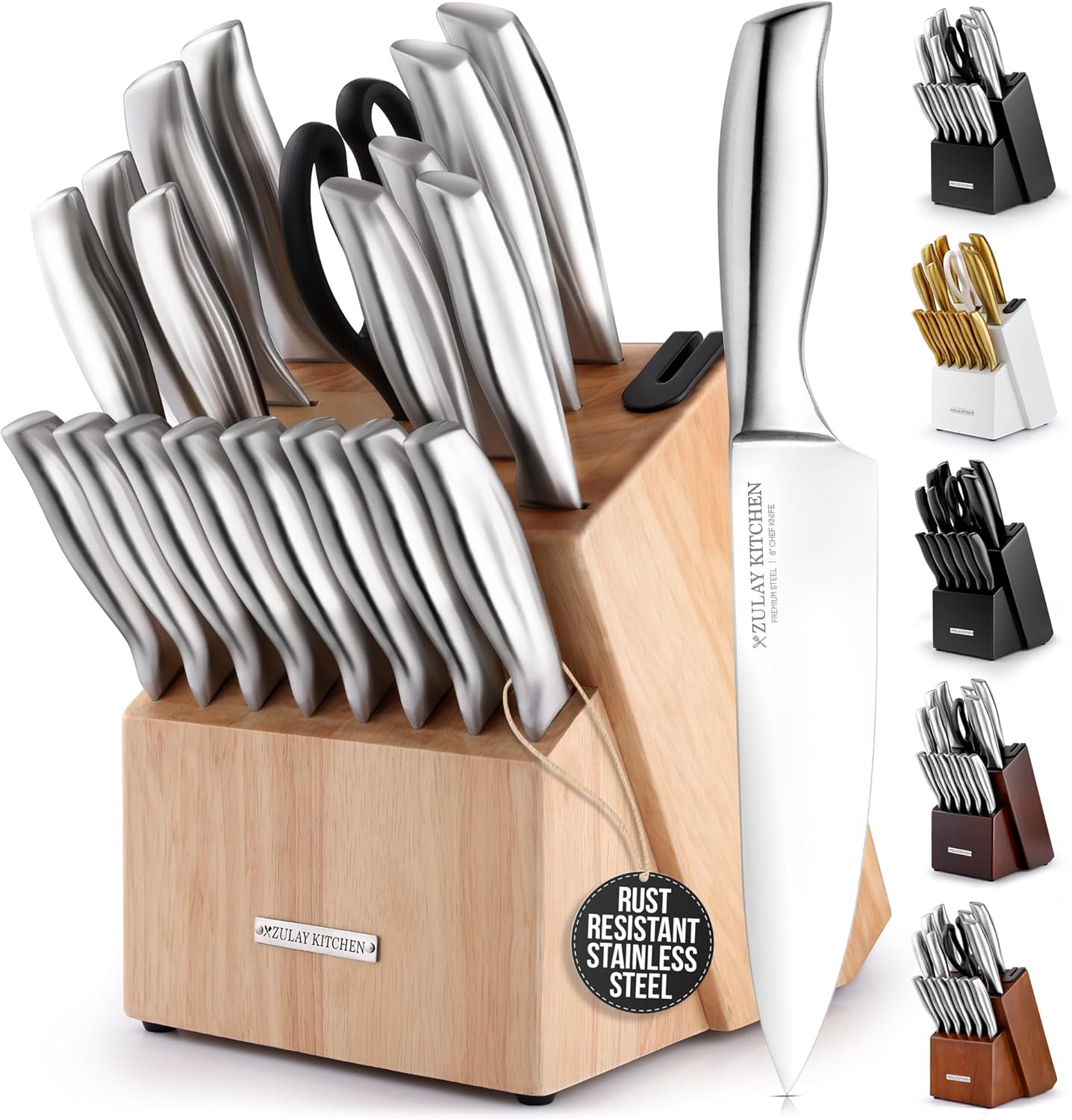 20 Piece Stainless Steel Kitchen Knife Set