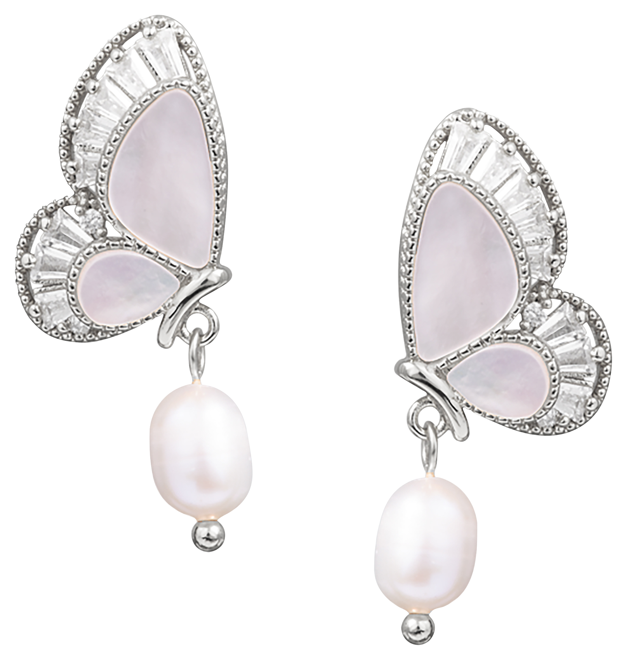 Amanda Blu Mini Flower Multi-Color Circle Earrings