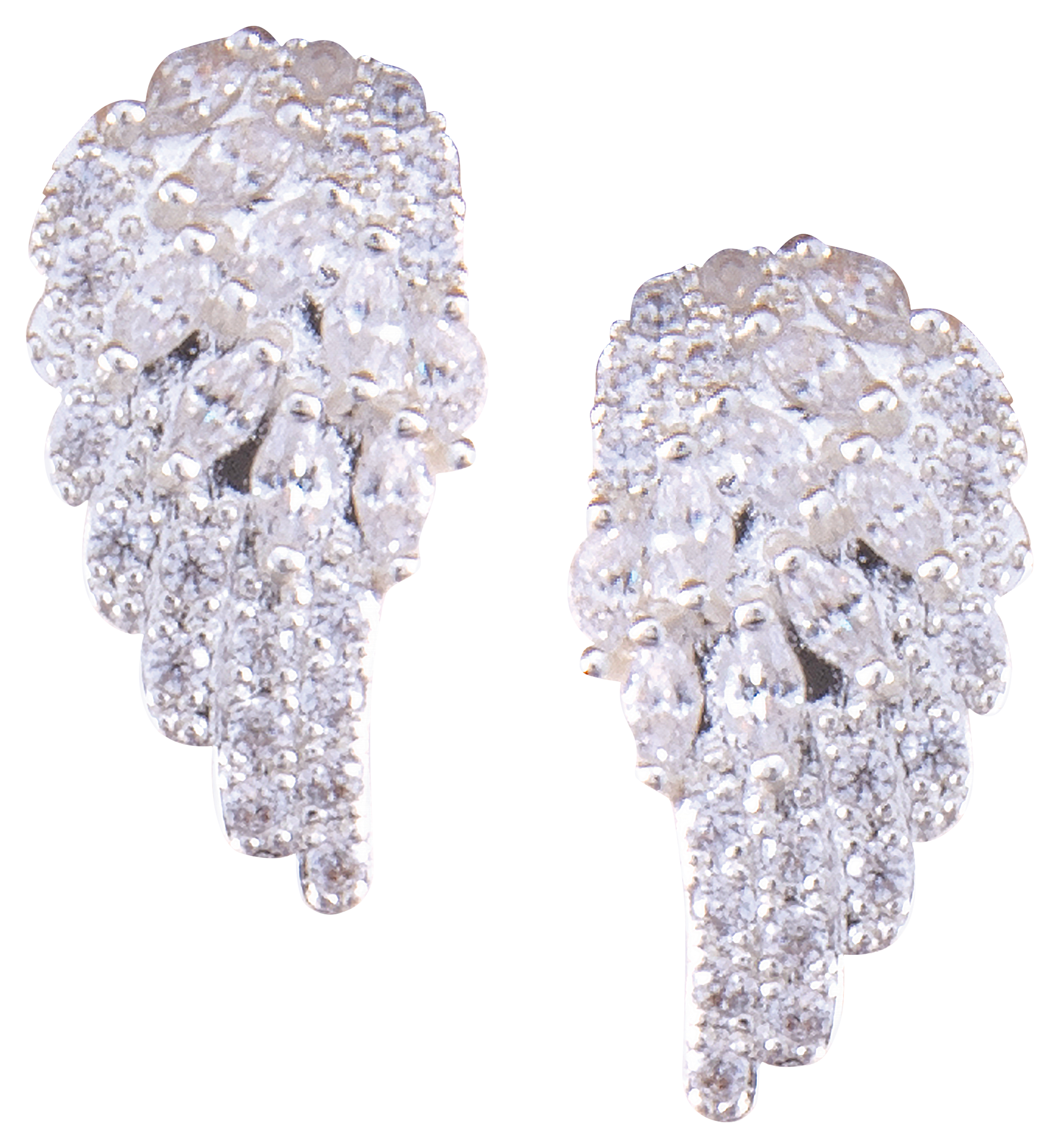 Amanda Blu Mini Angel Wings Earrings