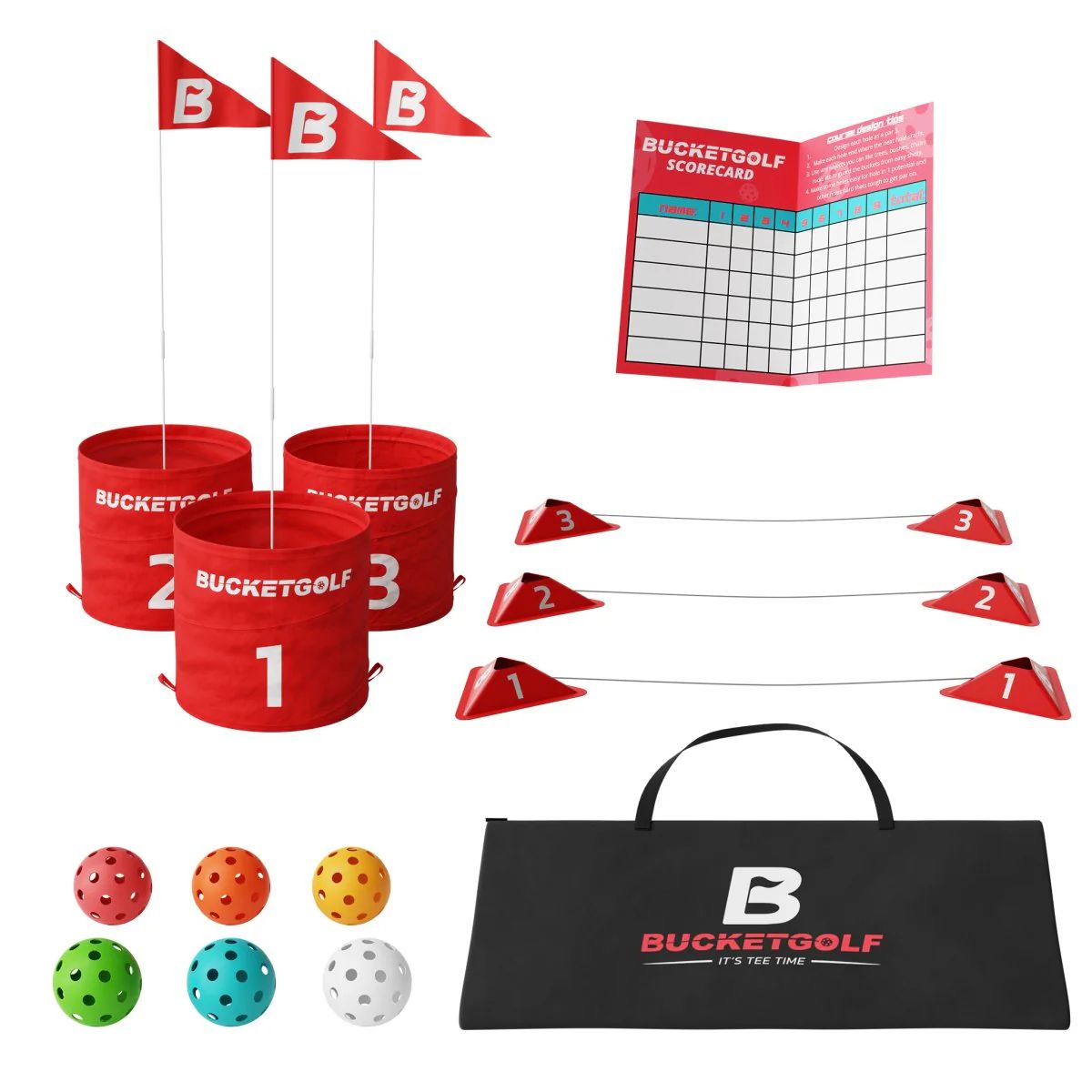 Bucketgolf 3 Hole Set