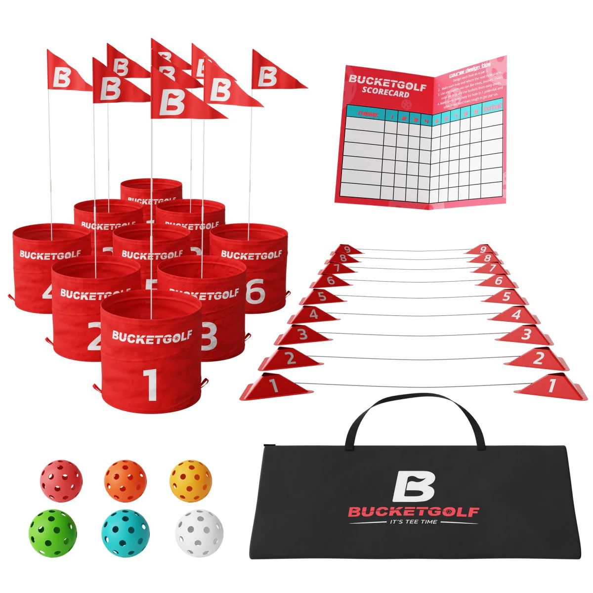 Bucketgolf Pro 9 Hole Set