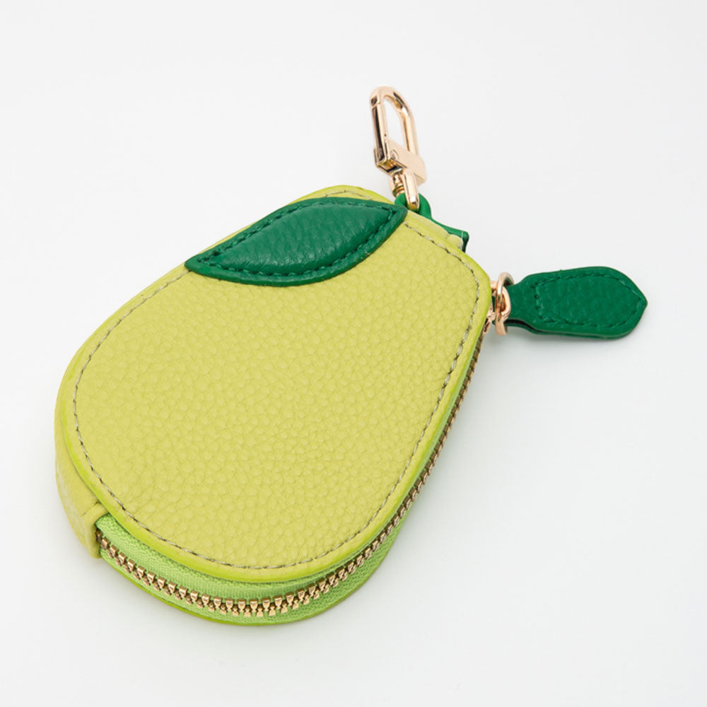 Faux Leather Fruit Keychain / Bag Charm / Coin Purse