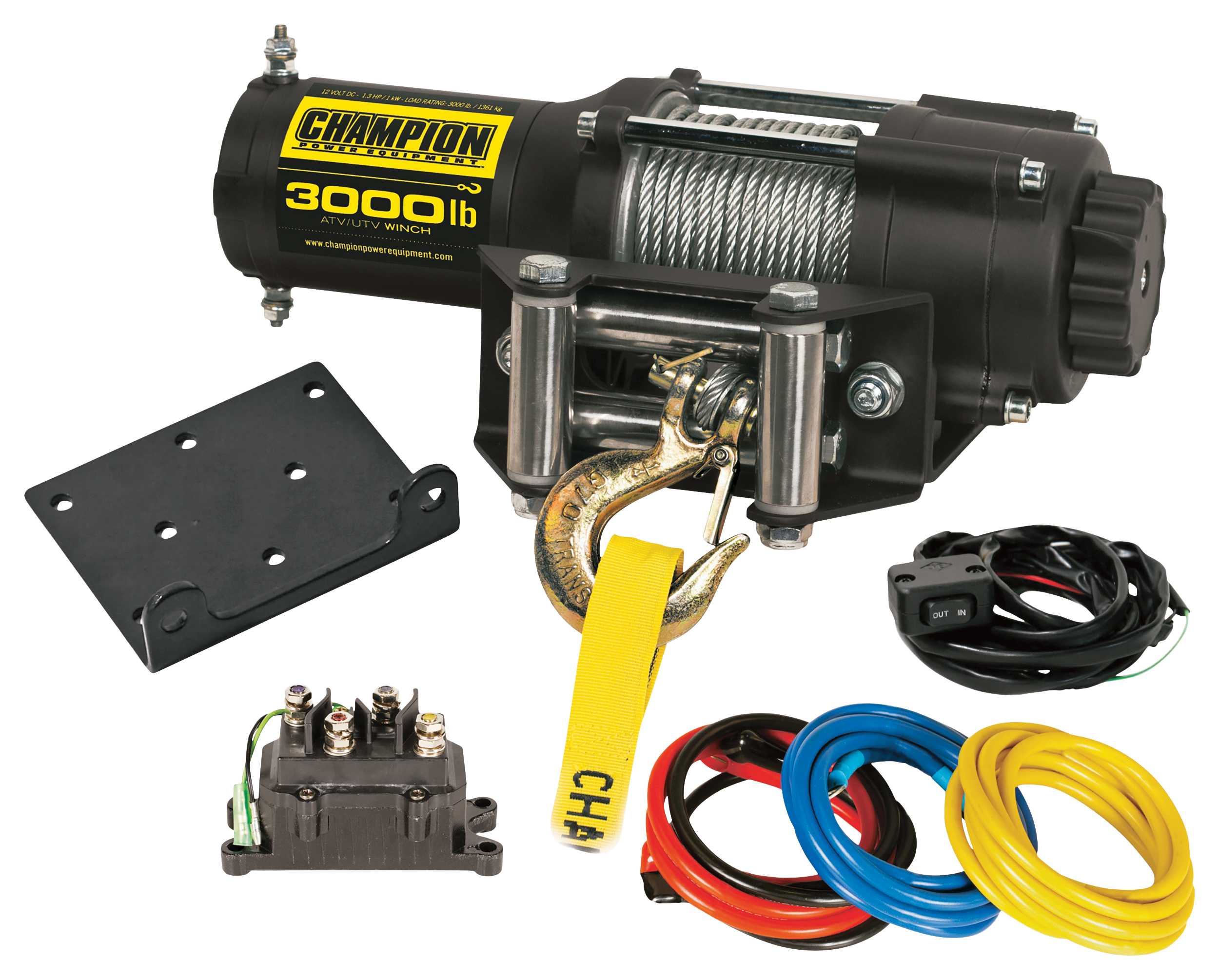 Champion Power Equipment 3,000-lb. Winch Kit