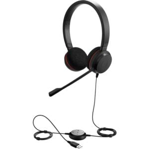 100-55900000-02 Jabra Evolve UC Evolve 20 Wired Stereo Headphones, Black