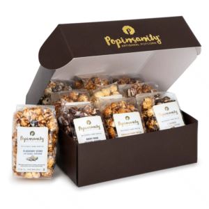 10PK.POPGB.1-US Popinsanity 10pk Popcorn Gift Box - 10 Flavors