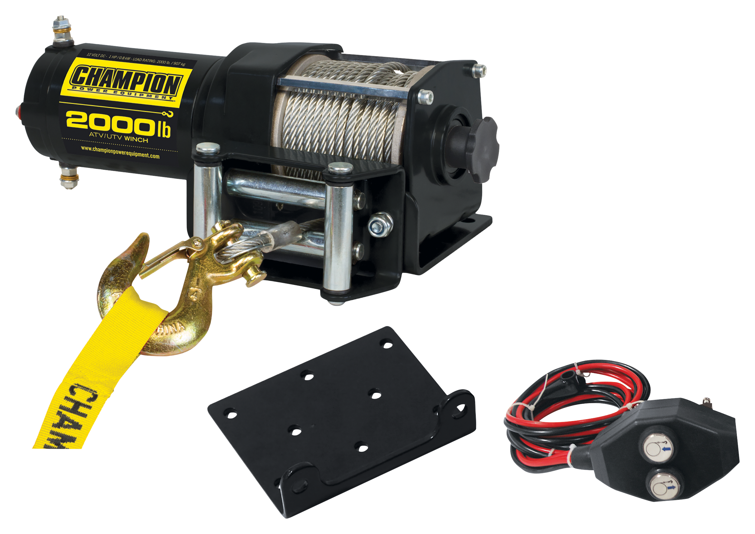Champion Power Equipment 2,000-lb. Winch Kit