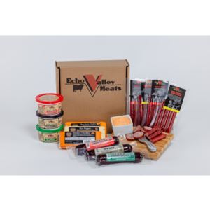 Echo Valley Meats 82829A Summer Sausage & Cheese Party Assortment Set