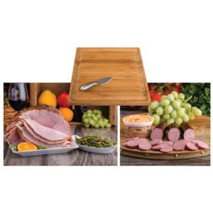 Echo Valley Meats 7202 Spiral Ham & Sausage Platter w/Green Beans