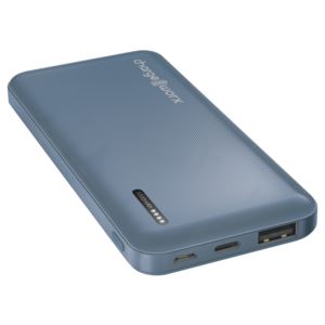 CX6863BST Chargeworx 5000mAh Dual USB Slim Power Bank, Bluestone