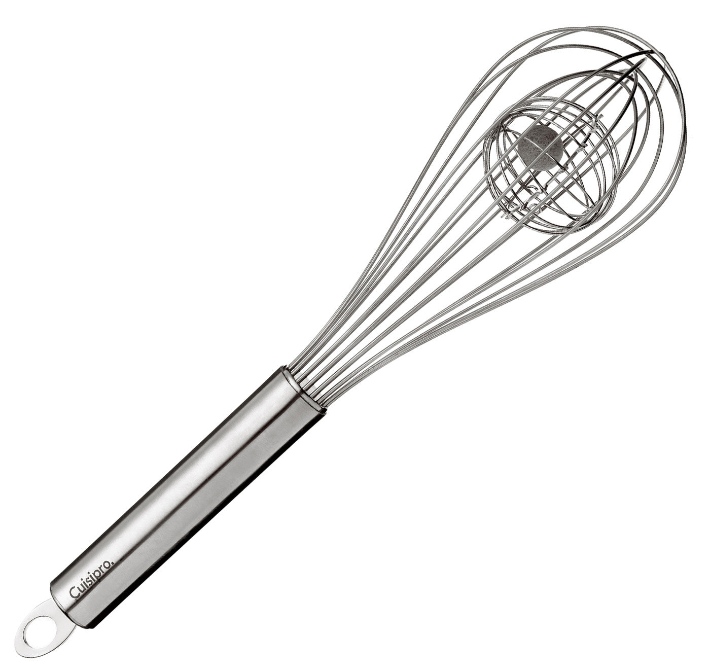 Cuisipro 12 Inch Duo Whisk Stainless Steel Ball Whisk Solid Handle