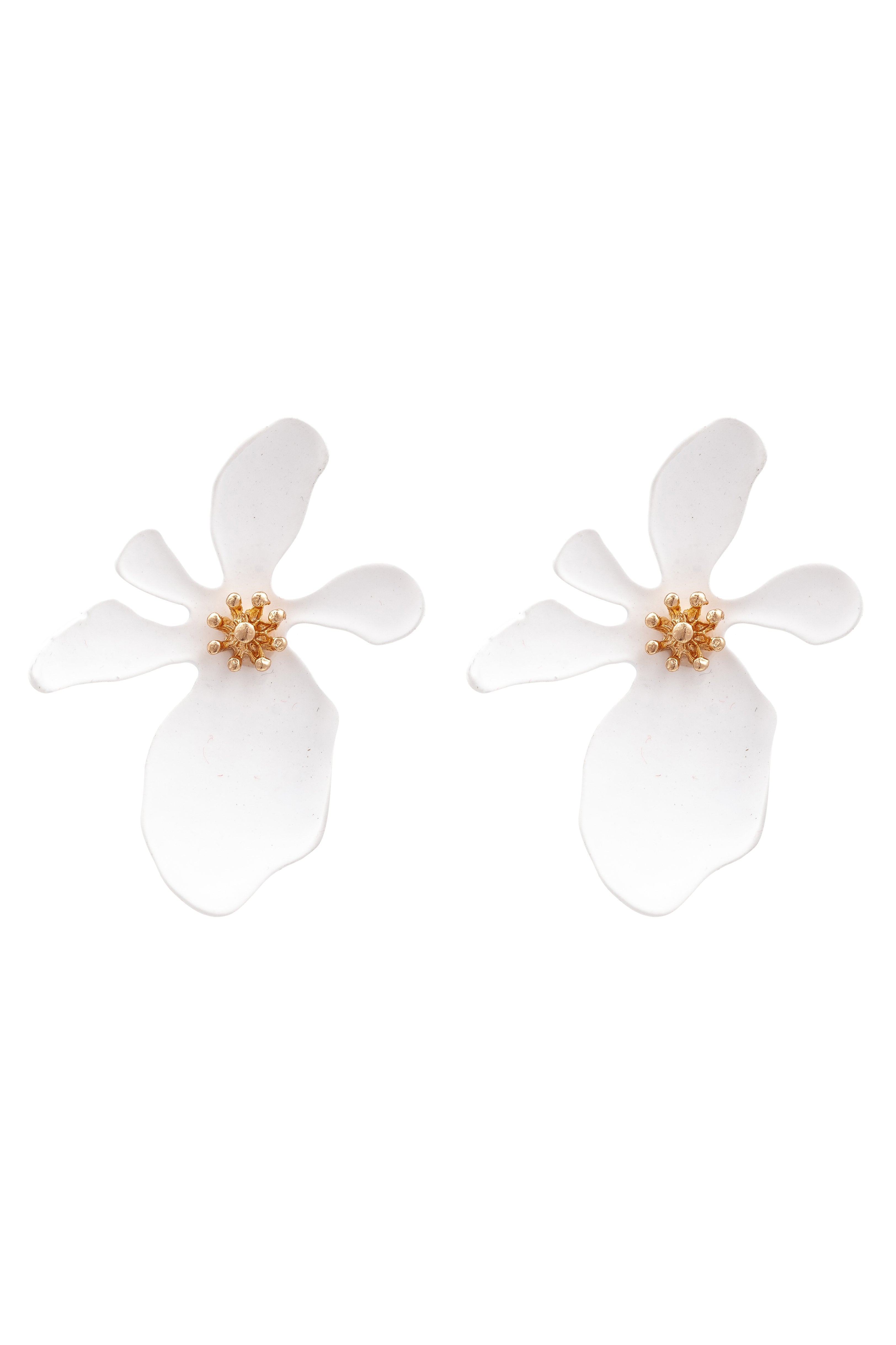 Georgia Earrings - White
