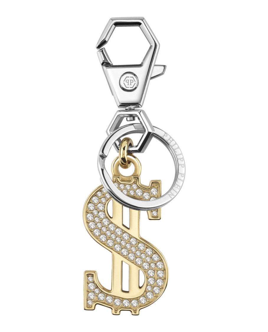 Dollar Sign Keychain With Preciosa Crystals