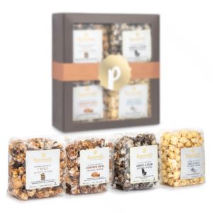 GFTBOX.2-US Popinsanity 4pk Popcorn Gift Box - 4 Flavors x 2