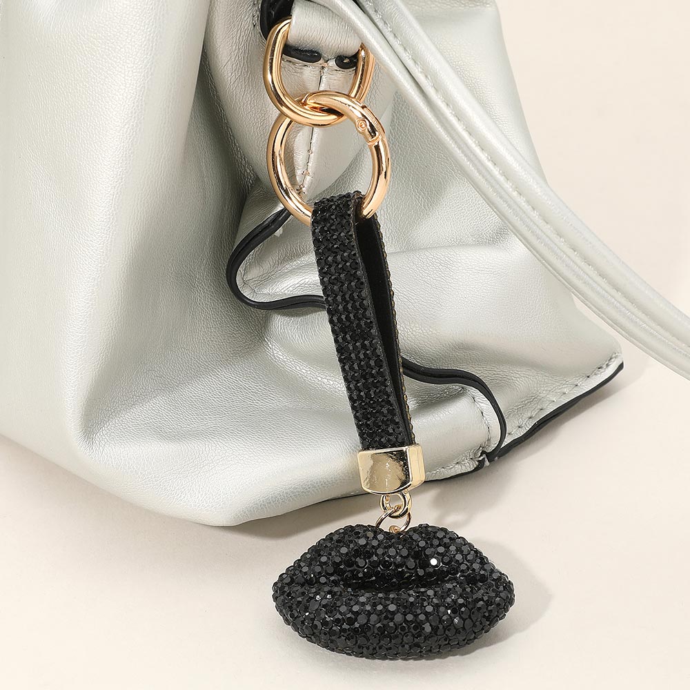 Bling Studded Lips Keychain / Bag Charm