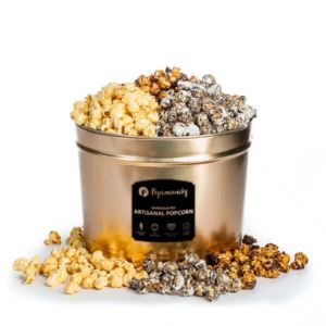 3.5G.POP.3.1-US Popinsanity 3.5 Gallon Popcorn Tin - 3 Flavors