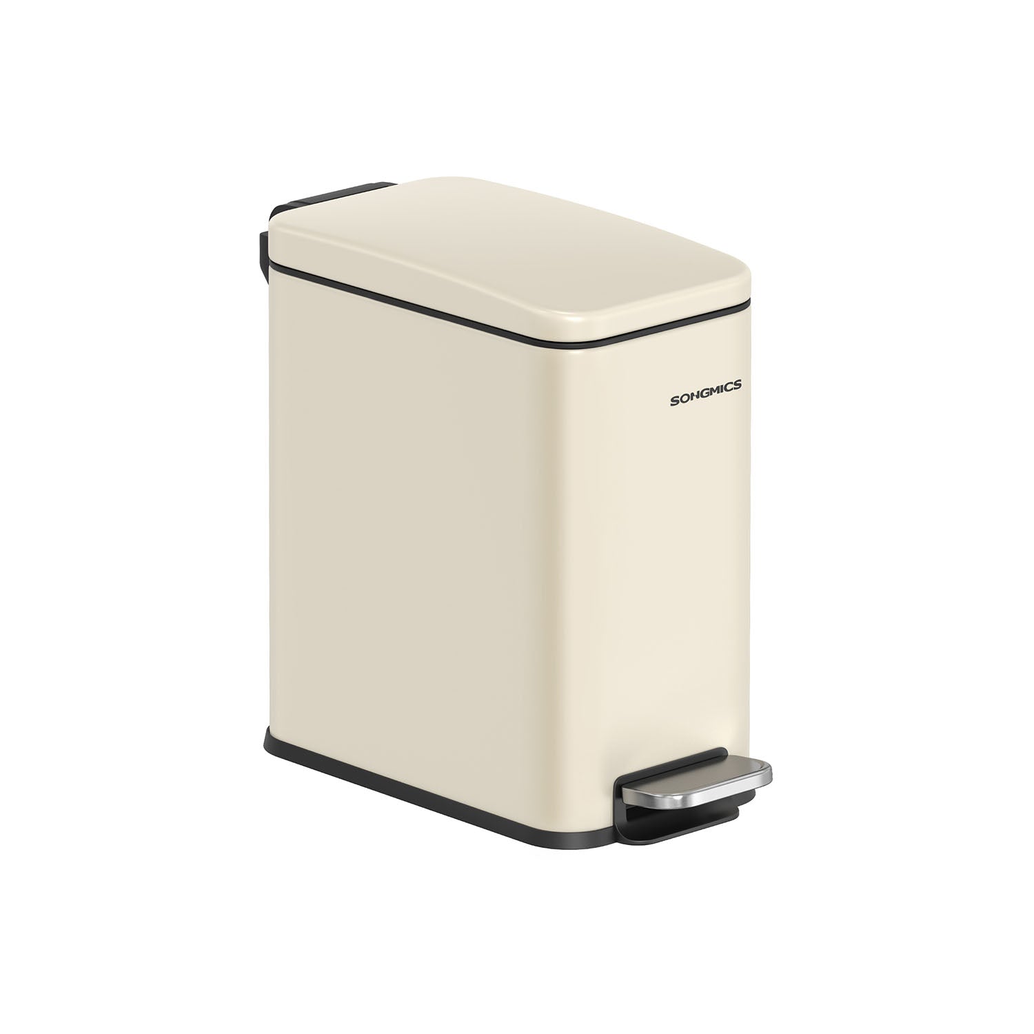 Bathroom Trash Can with Lid for Small Spaces