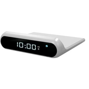 CX5275 Chargeworx - Wireless 2-in-1 Charging Alarm Clock