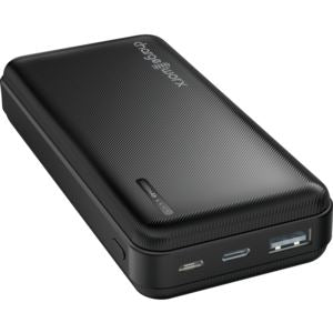CX6864BK Chargeworx 10000mAh Dual USB Slim Power Bank, Black