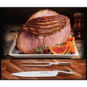 Echo Valley Meats C916058 Spiral-Sliced Ham & Carving Set