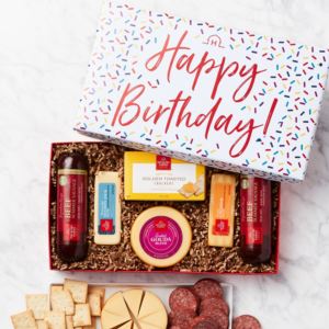 California Delicious 532646 Happy Birthday Meat and Cheese Gift Box 2024