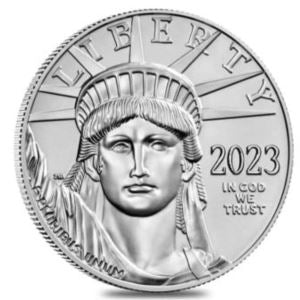 Antwerp Diamonds EAGLESPLAT-100 Coin-USA/American Eagle $100 Liberty Coin, 1 ounce PLATINUM, us treasury, 2023 date, uncirculated