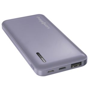 CX6863LV Chargeworx 5000mAh Dual USB Slim Power Bank, Lavender