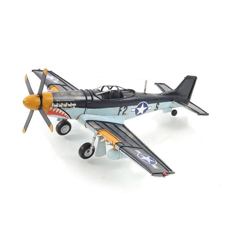 1943 Grey Mustang P51 1:40 Model Fighter Plane