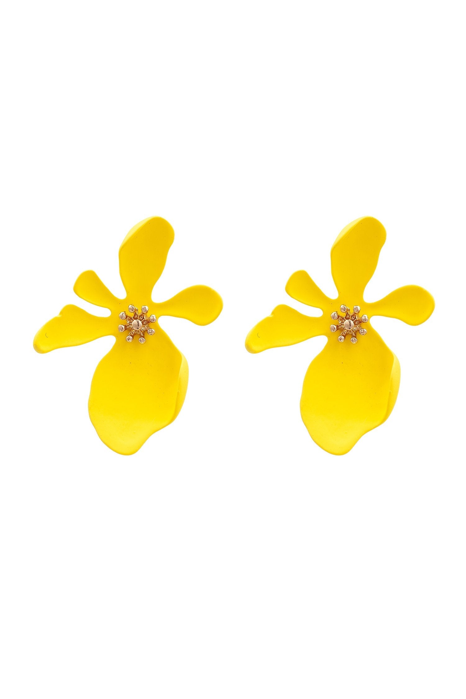 Georgia Earrings - Yellow