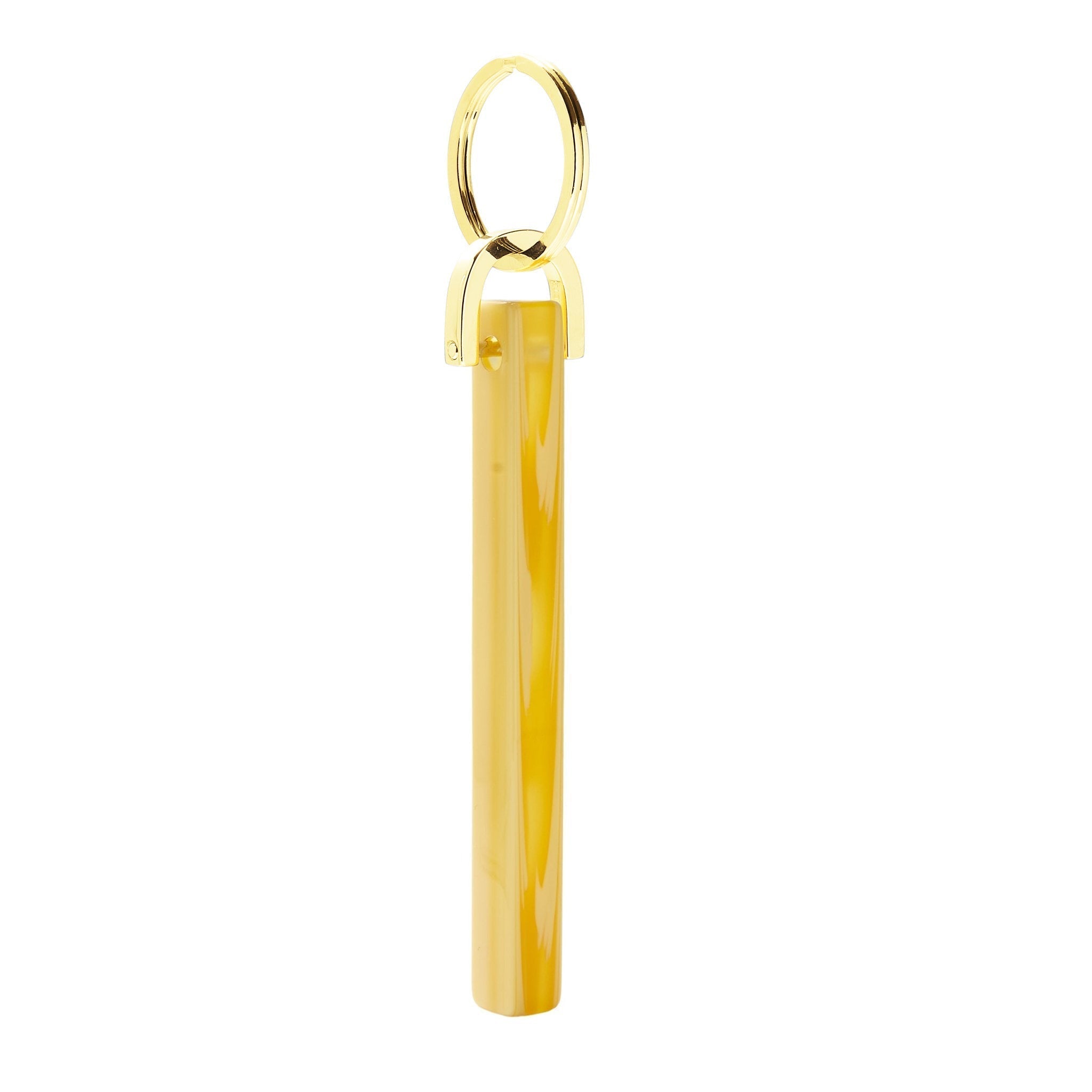 Bar Keychain in Marble - Gold