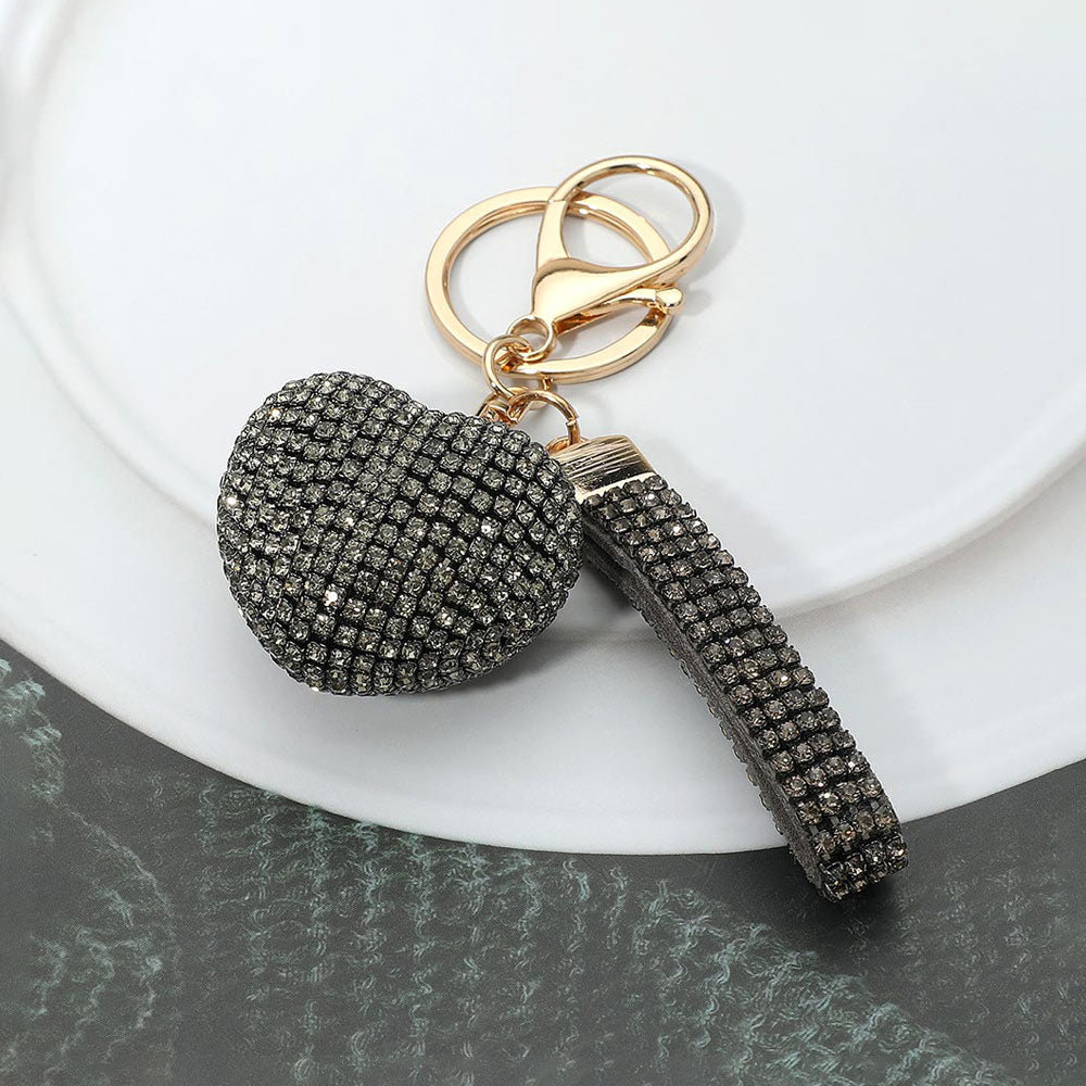 Bling Heart Keychain / Bag Charm