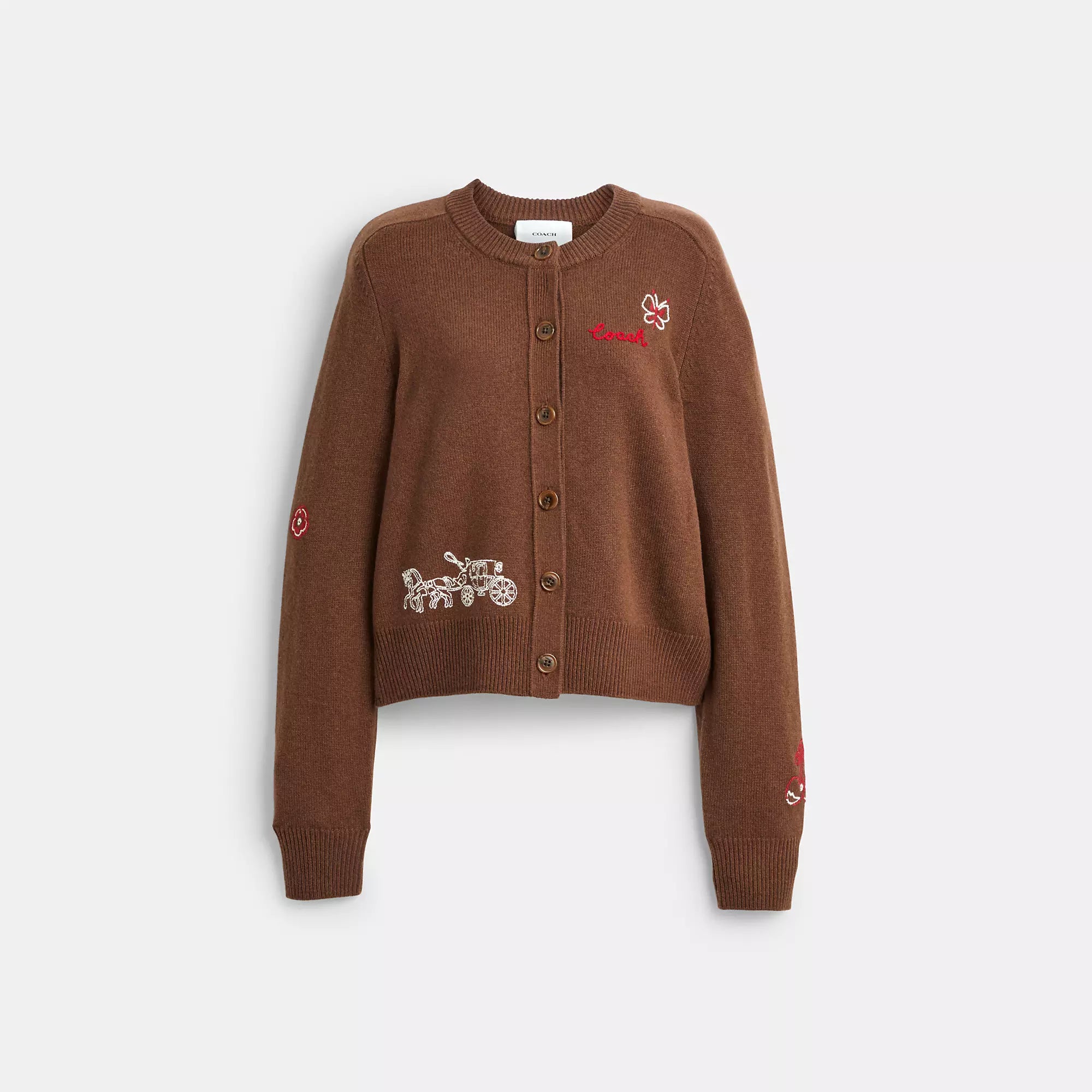 Coach Outlet Playful Embroidered Cardigan