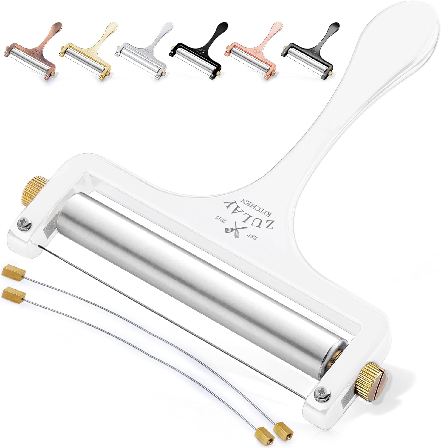 Adjustable Hand Held Cheese Cutter with 2 Extra Wires