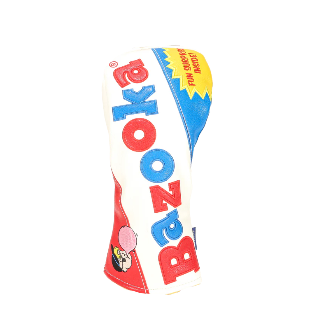 CMC Design Bazooka Joe Fairway Headcover - White/Red/Blue