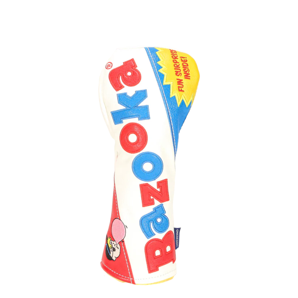 CMC Design Bazooka Joe Hybrid Headcover - White/Red/Blue