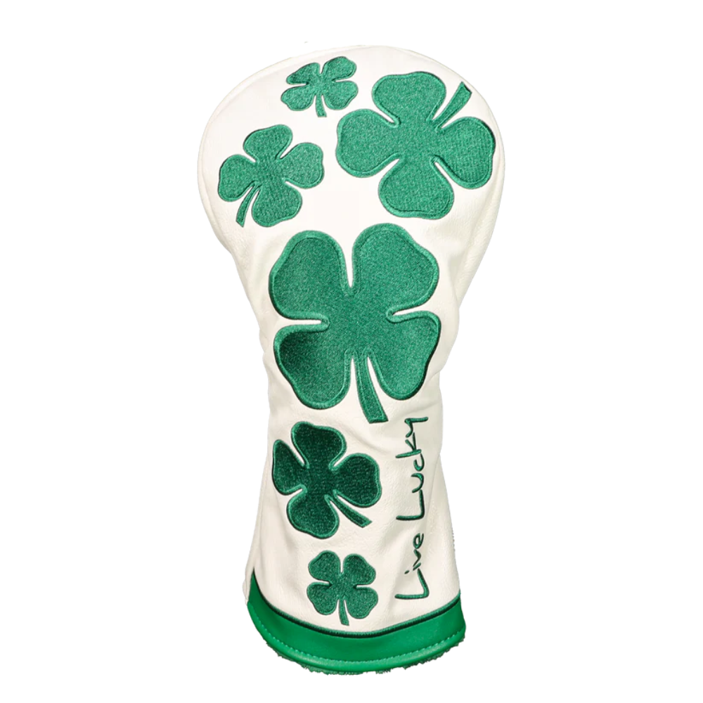 CMC Design Live Lucky "Evergreen" Driver Headcover - White/Green