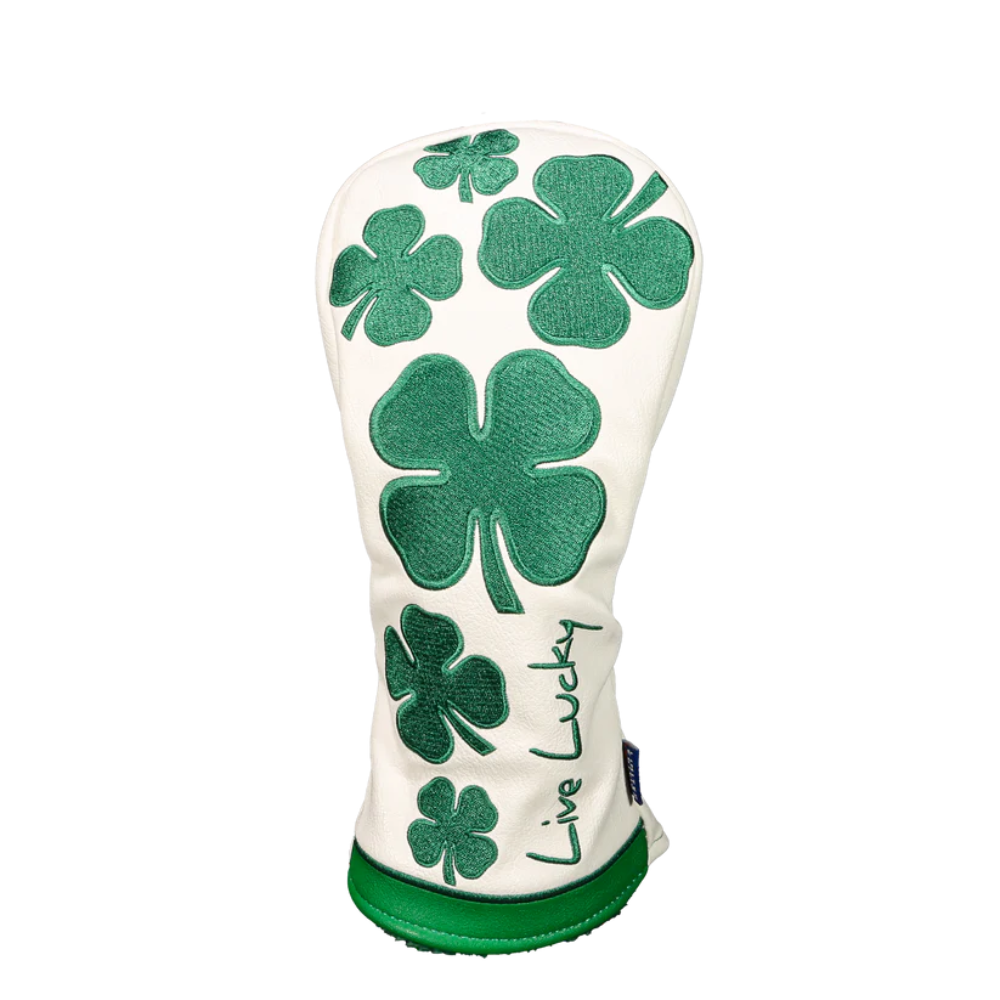 CMC Design Live Lucky "Evergreen" Fairway Headcover - White/Green
