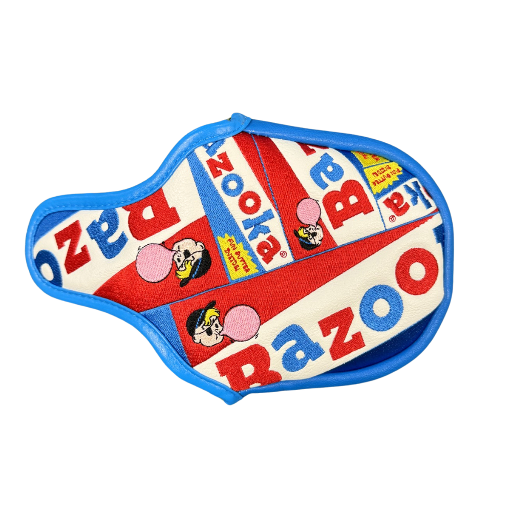 CMC Design Bazooka Joe Mallet Putter Headcover - White/Red/Blue