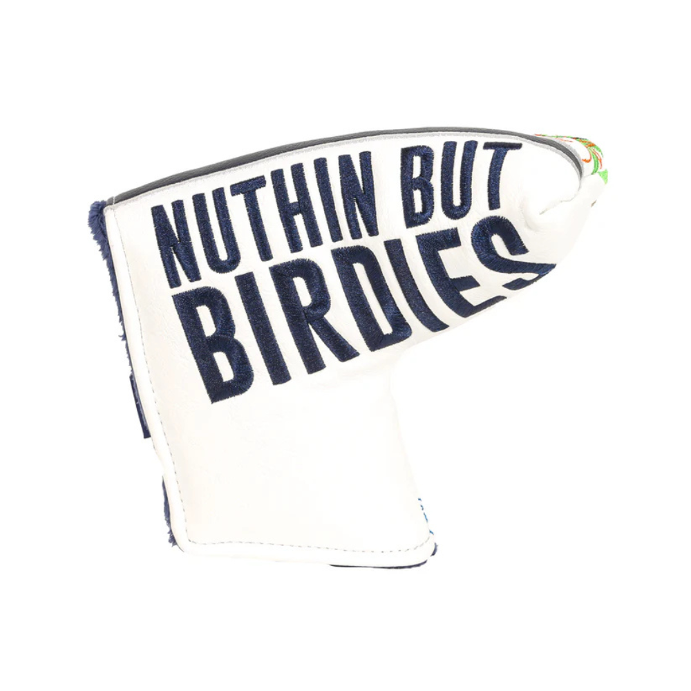 CMC Design Nuthin But Birdies Blade Putter Headcover - White/Navy/Multicolor
