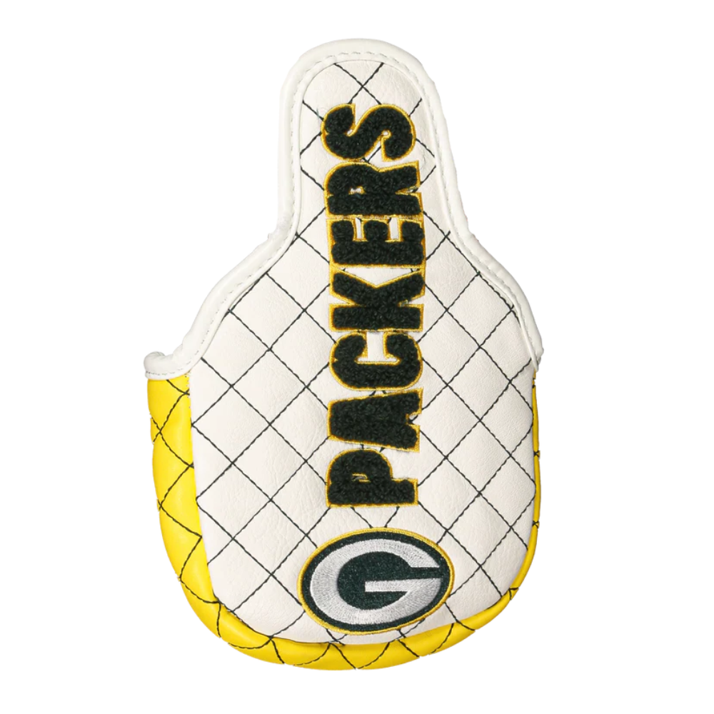 CMC Design Green Bay Packers Mallet Putter Headcover - White/Green/Yellow