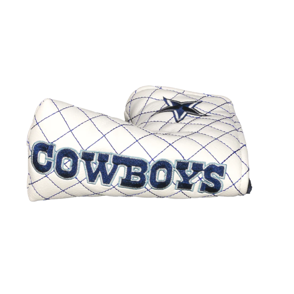 CMC Design Dallas Cowboys Blade Putter Headcover - White/Navy