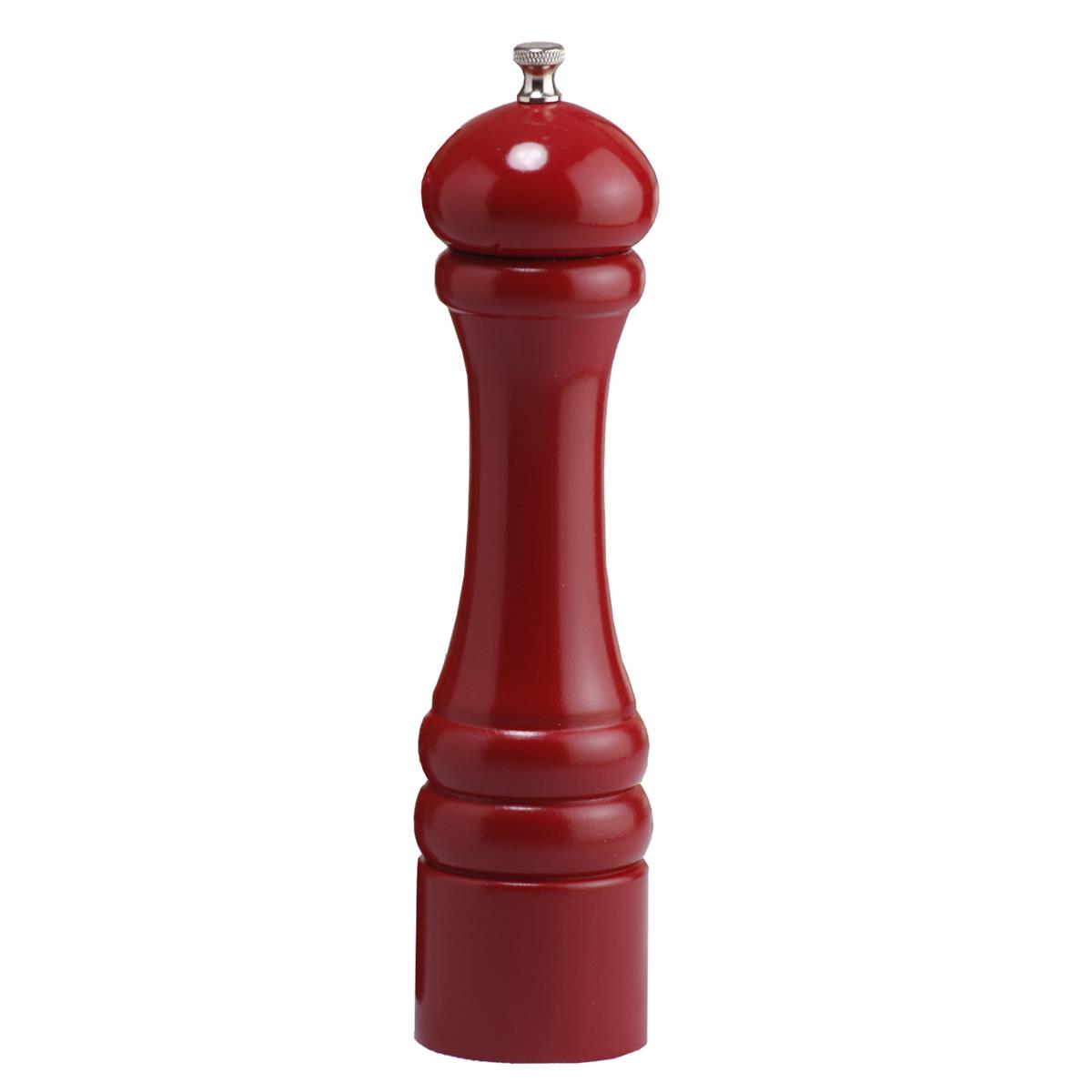 Chef Specialties - 10651 - 10 Inch - Candy Apply Red - Pepper Mill