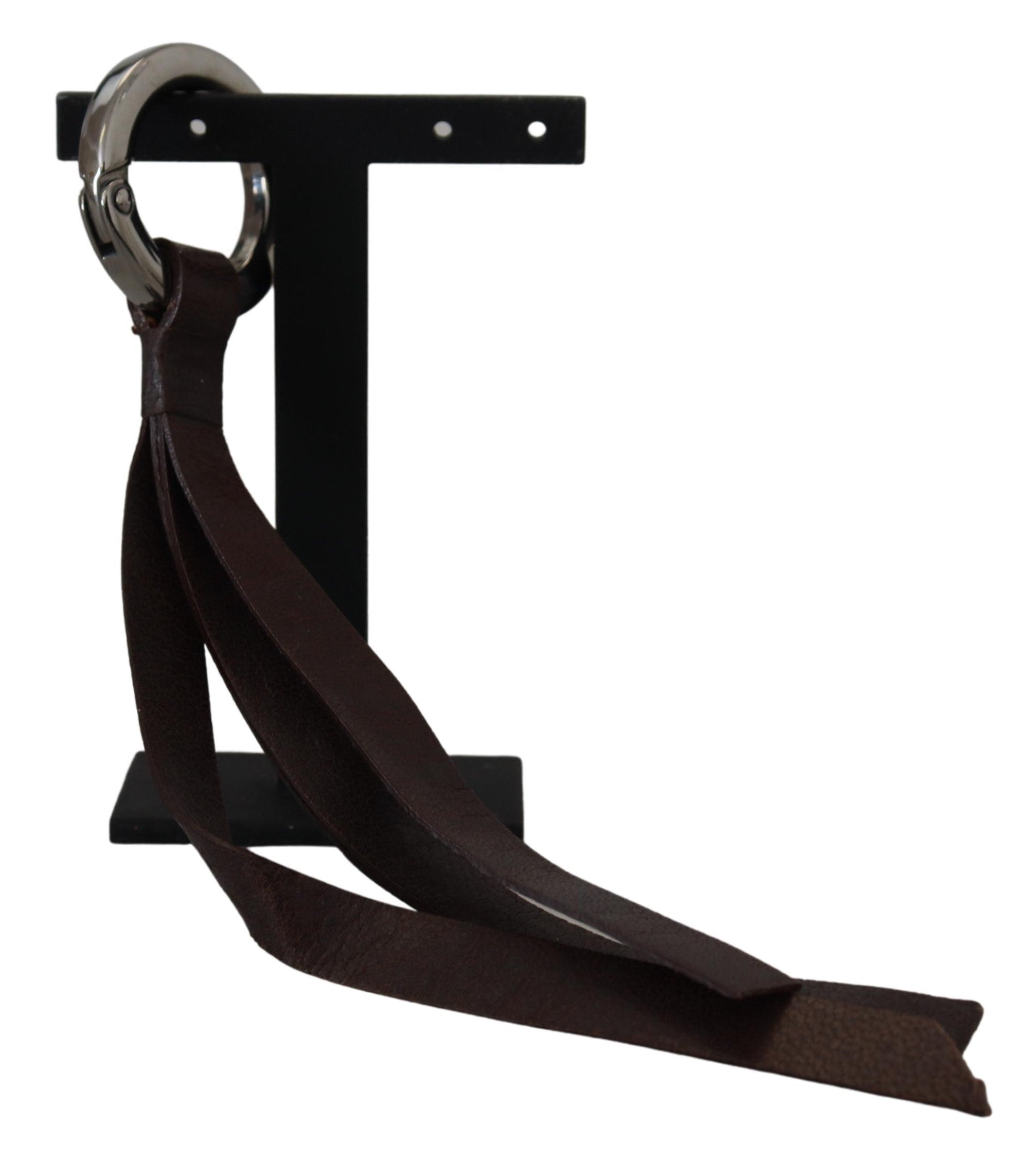 Costume National Leather  Tone Metal Keyring Women's Keychain