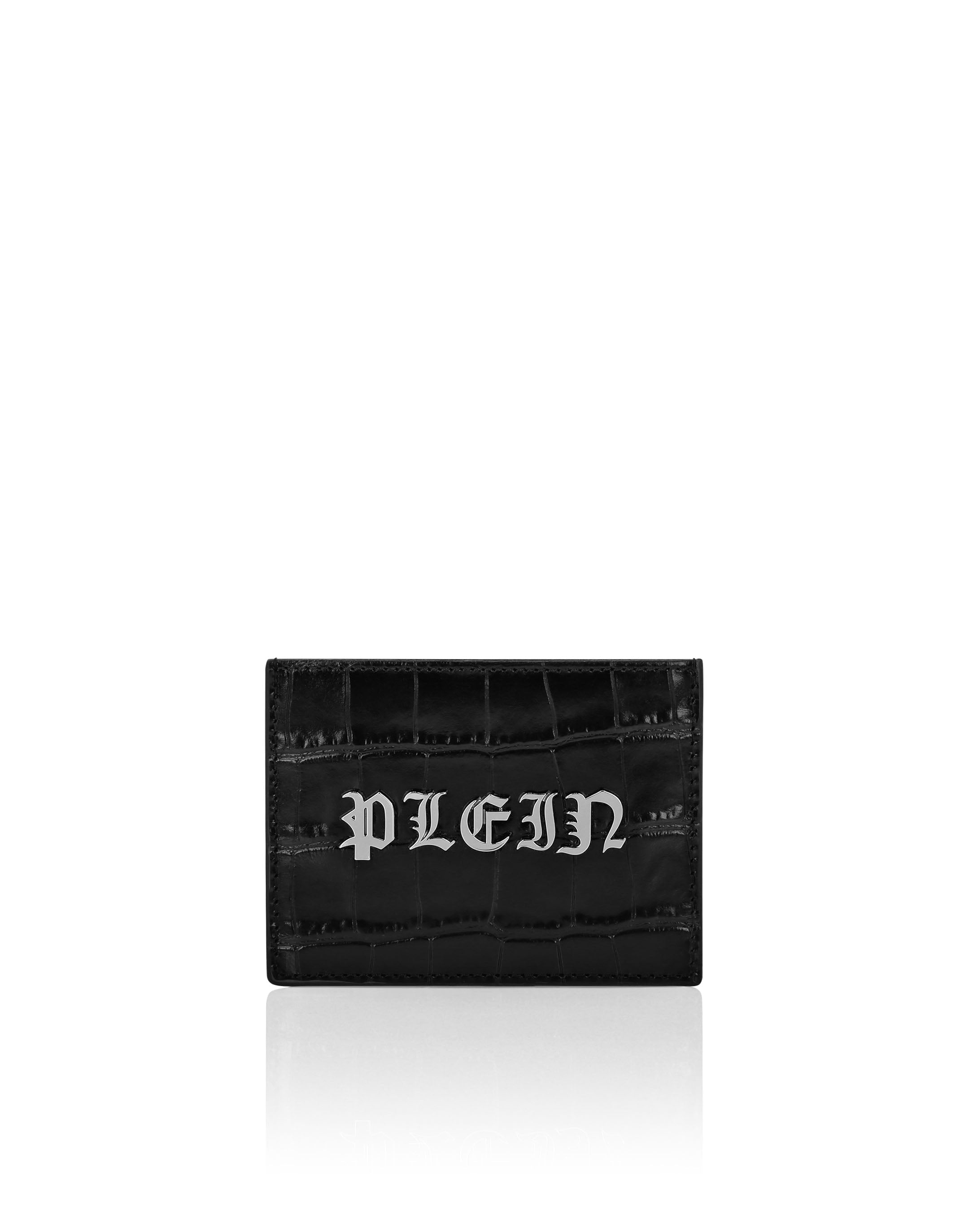 Crocco Printed Leather Credit Cards Holder Gothic Plein