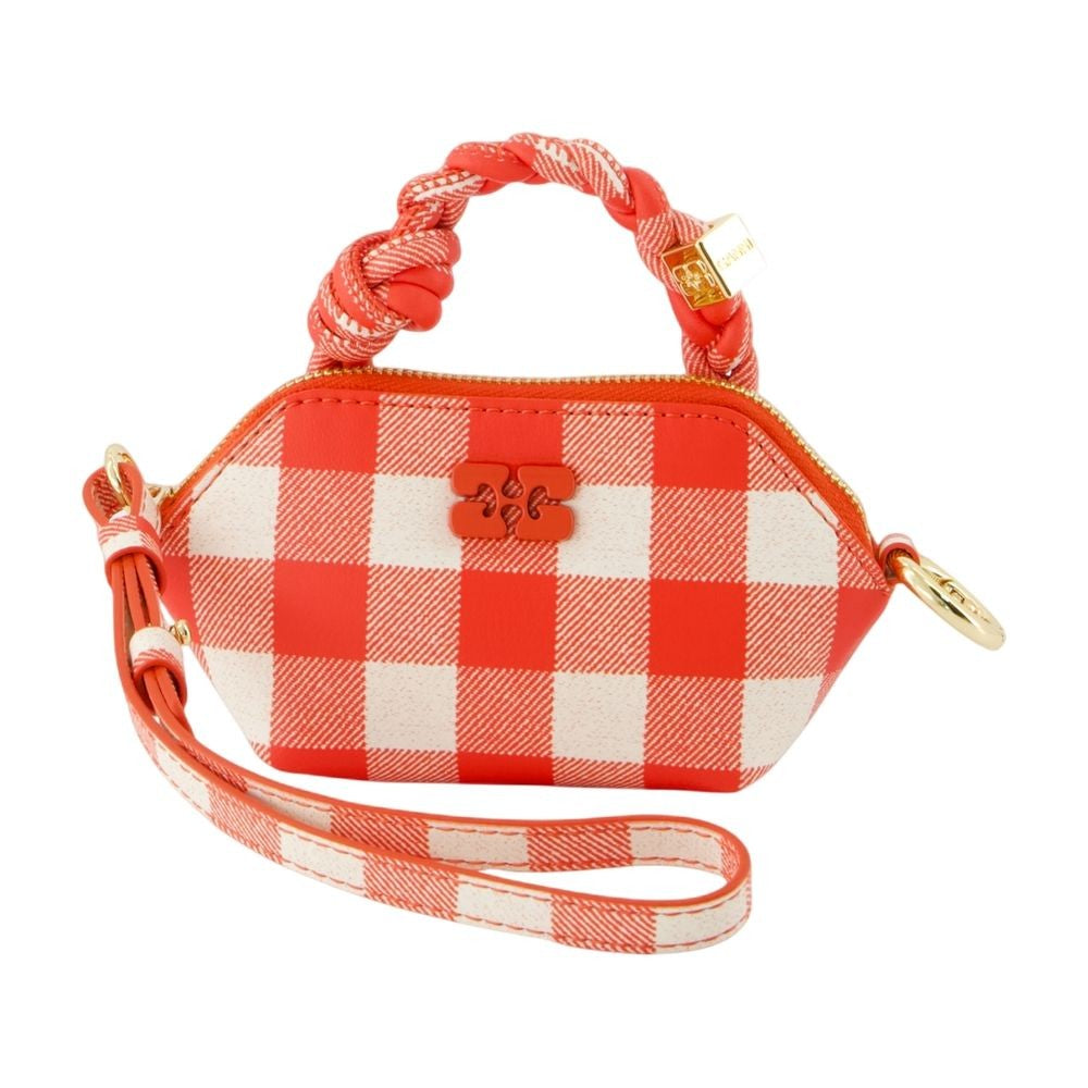 Bou Nano Keyring - Leather - Red