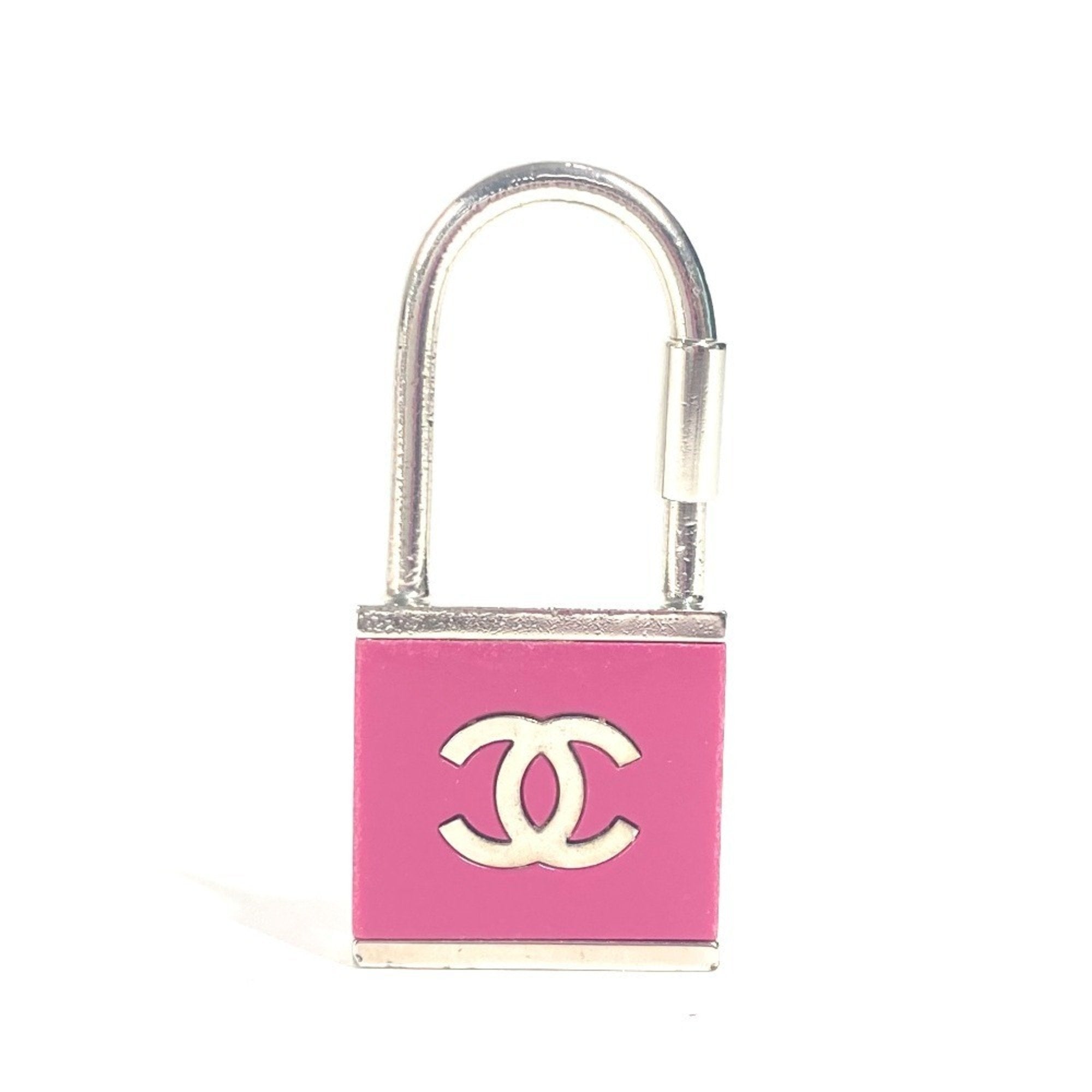 Chanel pink Metal Keyring (Pre-Owned)